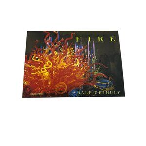 Fire By Dale Chihuly 32 Full-Color Postcards 2007 Chihuly Workshop Art Booklet